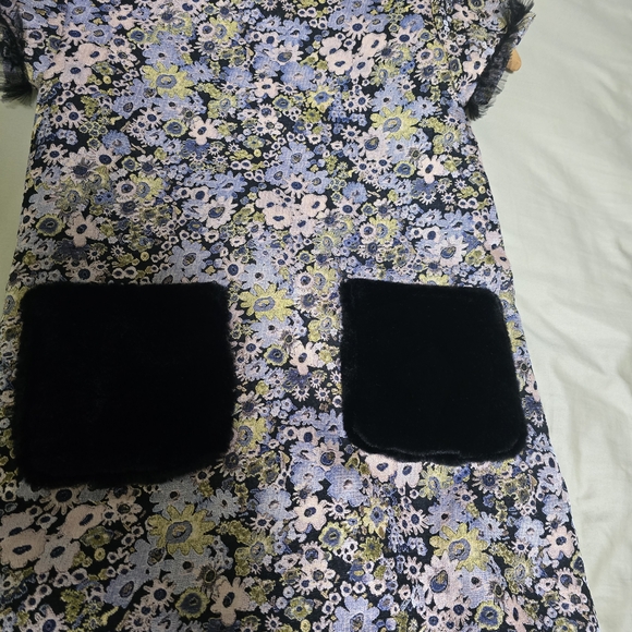 Imoga Black and Purple Floral Dress - Picture 9 of 11